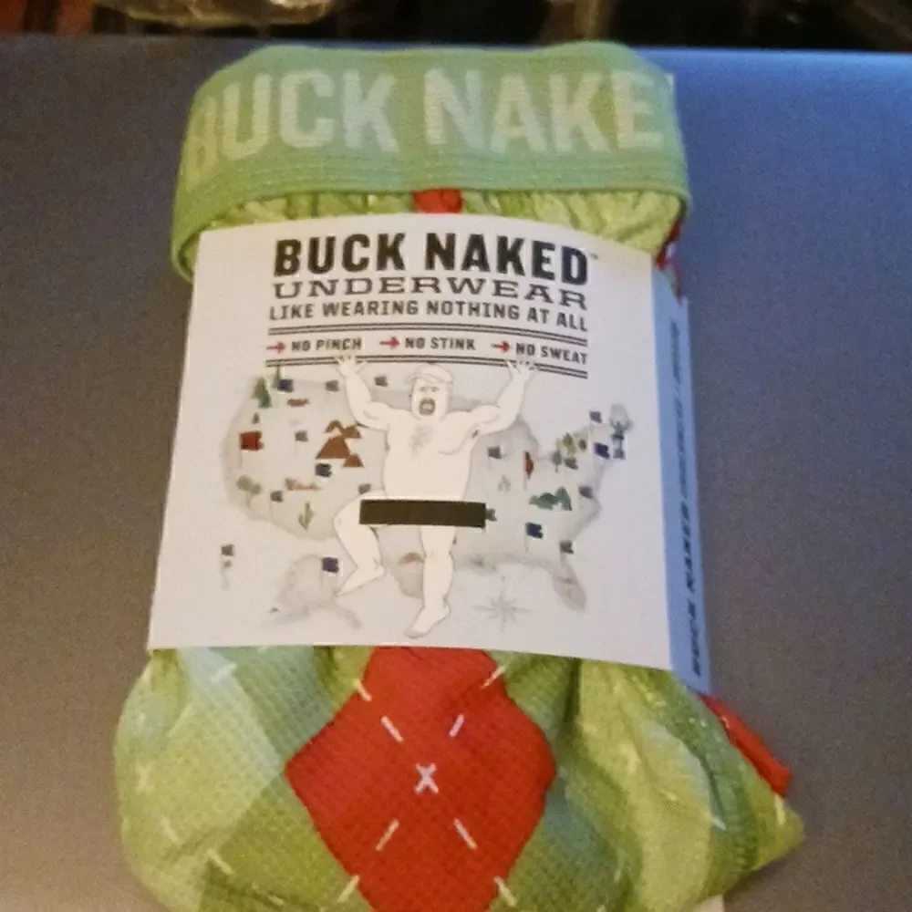 Buck Naked like wearing